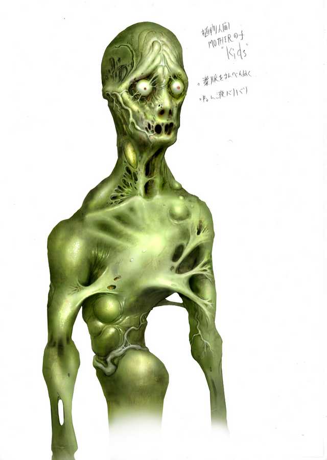 Photo of a plant monster from an abandoned Resident Evil 3 concept